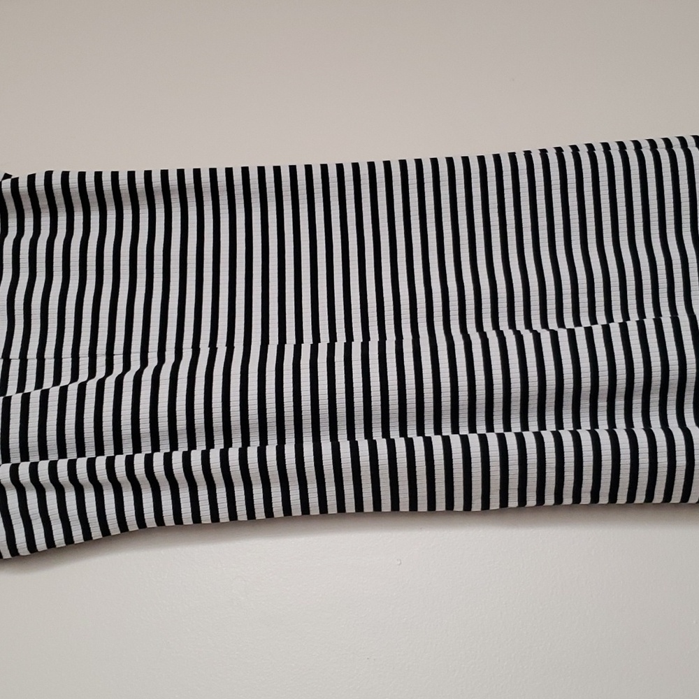 *NWT* Torrid's Midi Rib Hookeye Tank Dress Stripe Black White Dress - Picture 9 of 16